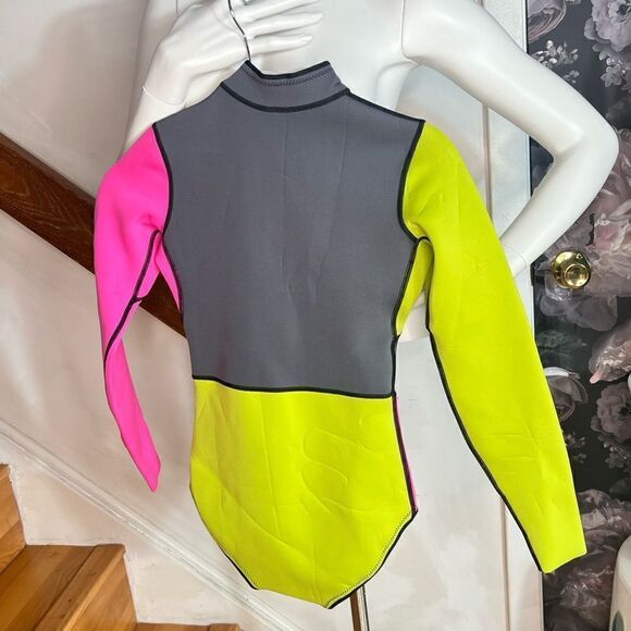 Free People Atmosea Splice Zip Surf Suit/ size S - Picture 11 of 13